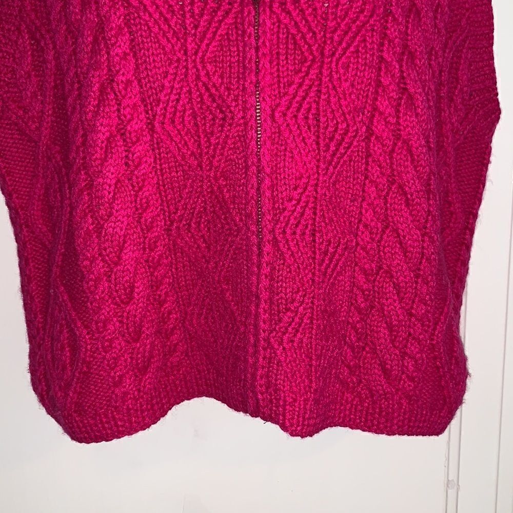 ‎Telluride Clothing Co magenta pink sweater vest - Picture 3 of 7